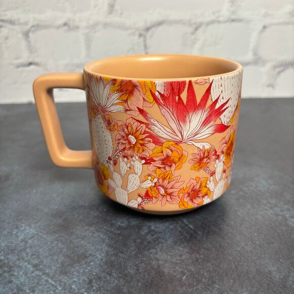 Starbucks 2019 Cactus Flower Ceramic Collectible Mug 14 oz - Picture 2 of 5
